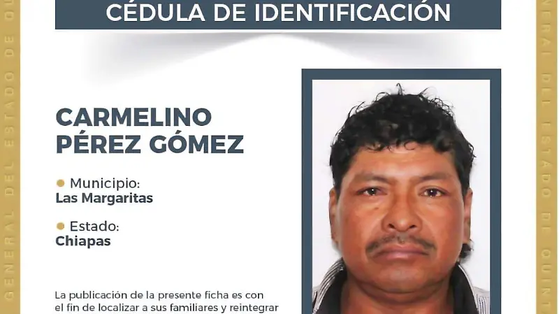 Cédula de ID CARMELINO